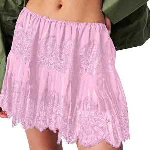 Women's Pleated Skirt High Waisted Ruffle Tennis Skirts Sports Running Skorts 2025 Fashion Mini Skort