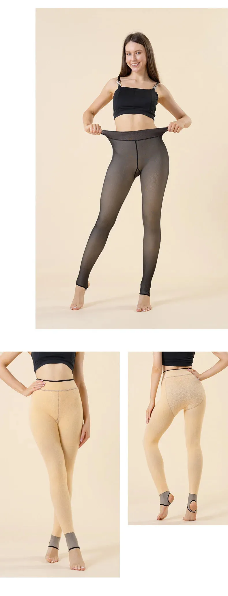 Womens Thermal Stockings  Stylish Warmth for Every Season