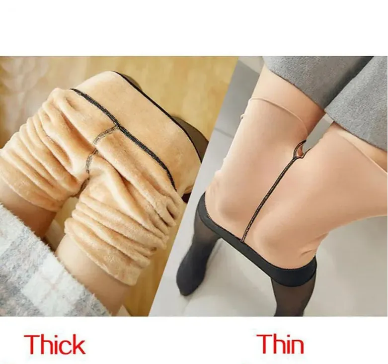 Womens Thermal Stockings  Stylish Warmth for Every Season