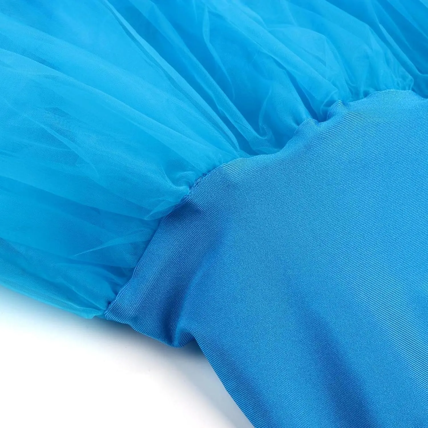 Women's Tulle Petticoat Tulle Midi Knee Length Skirt Adult Puffy Tutu Skirt Underskirts for Cosplay Underskirt