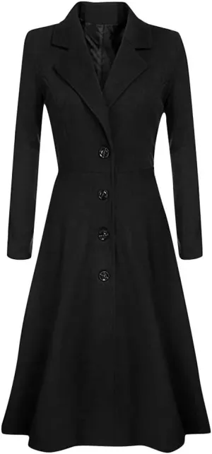 Womens Winter Coat Winter Button Down Lapel Plush Plaid Coat Loose Long Coat Long Coats for Women Long Coats for