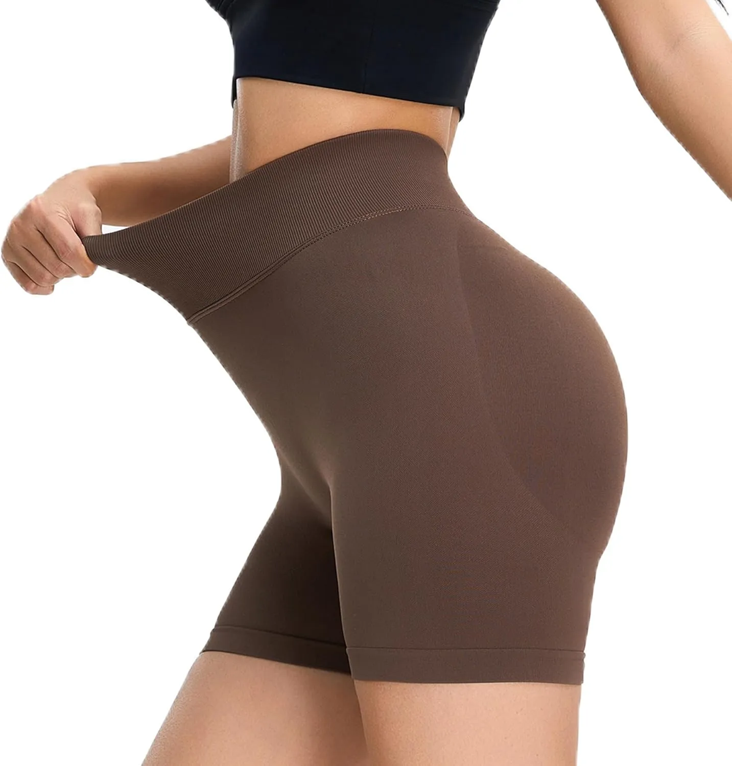 Workout Shorts for Women High Waist Biker Shorts Gym Scrunch Butt Yoga Shorts Tummy Control Leggings
