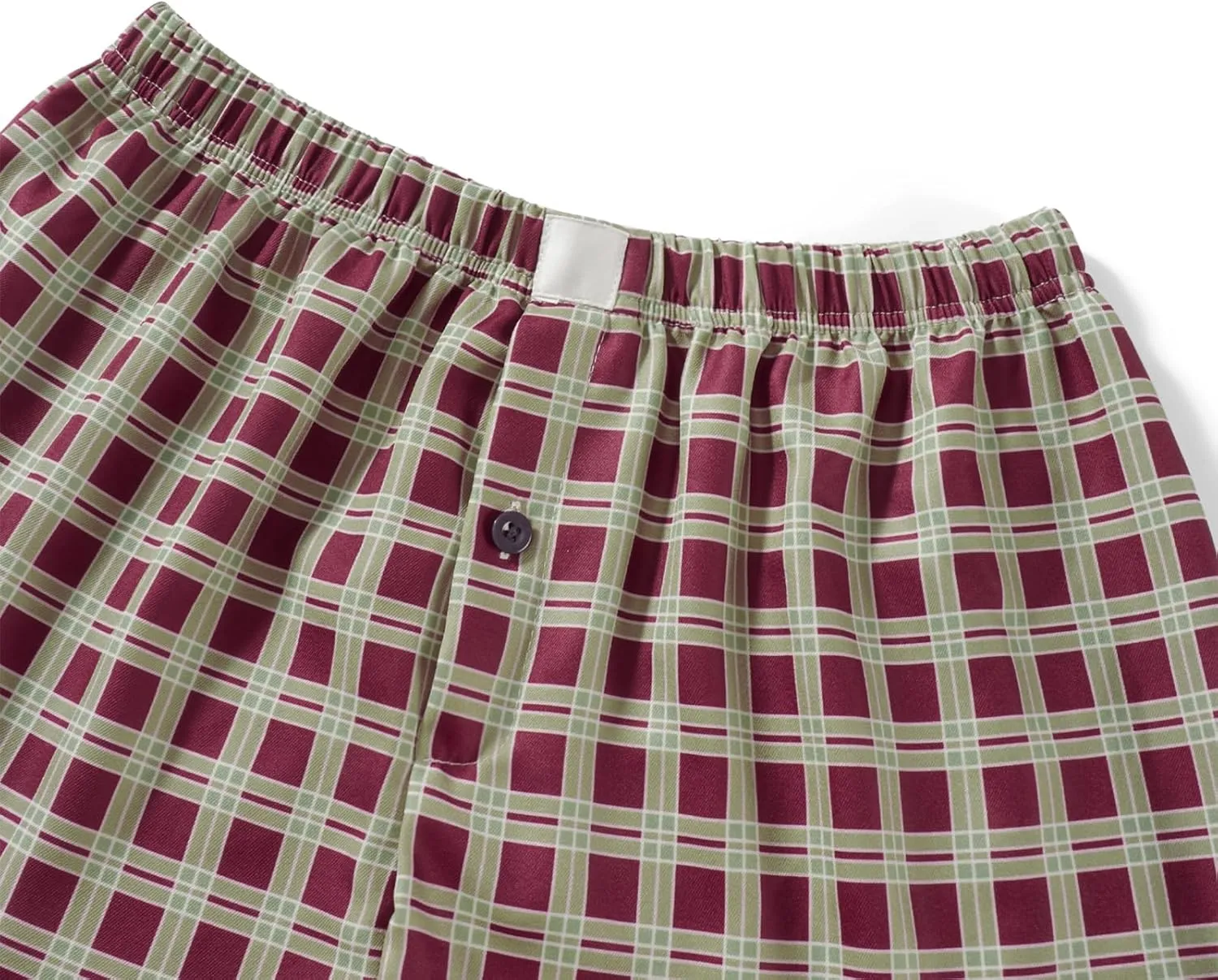 Y2k Cute Lounge Shorts for Women Plaid Print Sleep Shorts Elastic Waist Button Front Pajama Shorts Bottoms