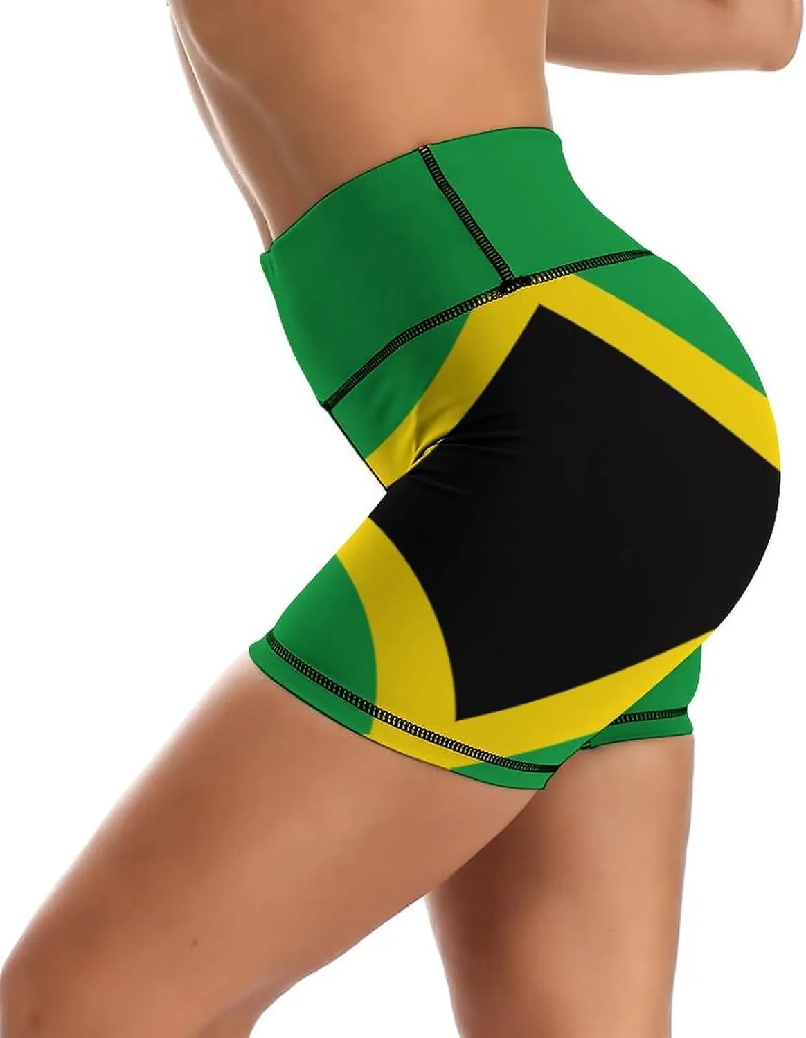 Yoga Shorts High Waisted Tummy Control Biker Shorts for Womens Athletic Running Workout Gym Tennis Shorts